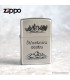Stříbrný Zippo zapalovač s gravírováním vlastního návrhu